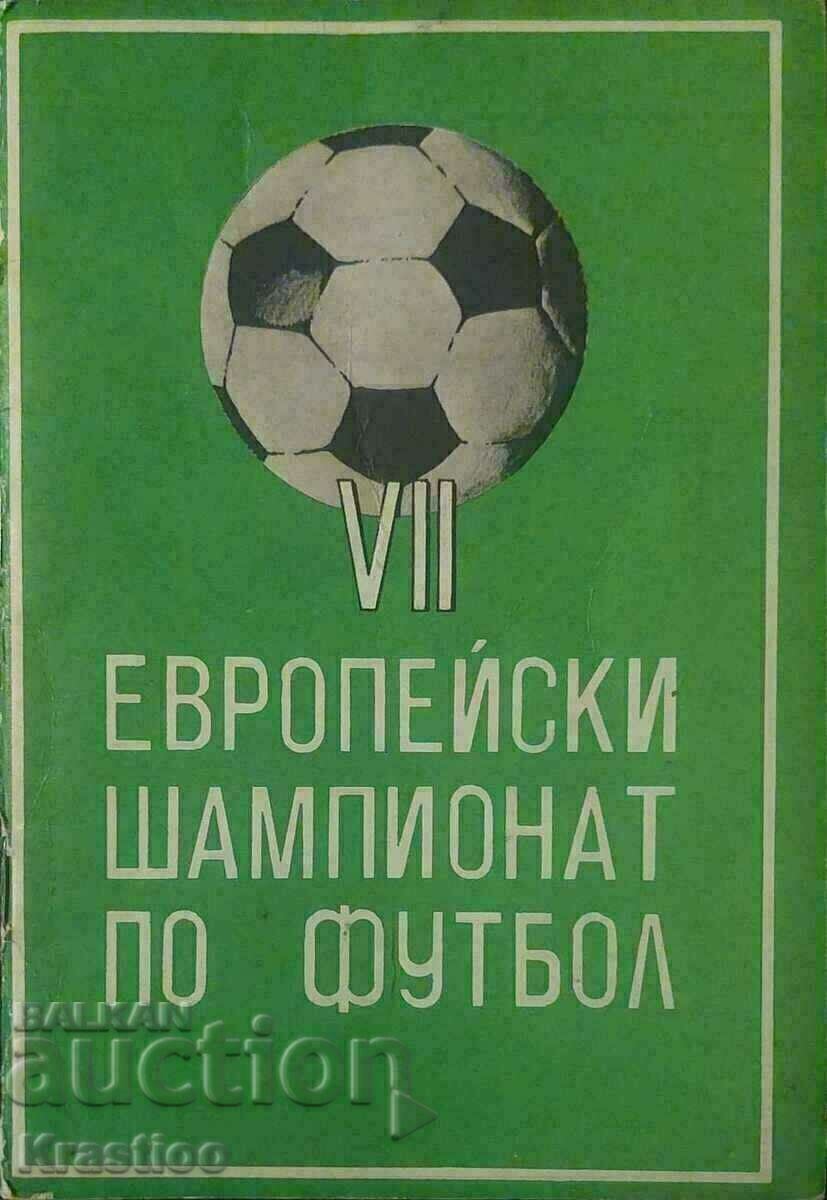 Football program Bulgaria EP France 84