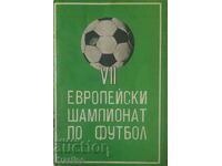 Football program Bulgaria EP France 84