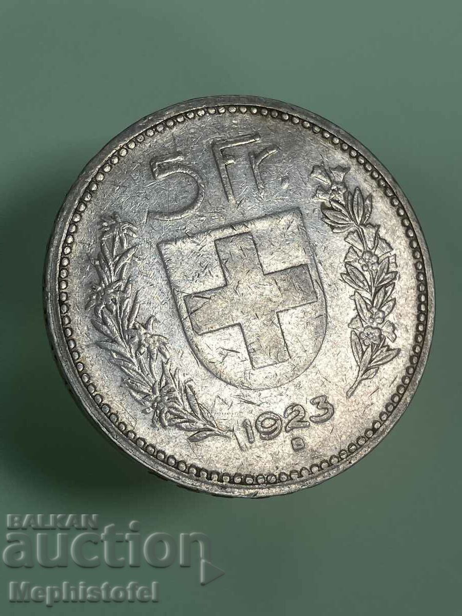 5 francs 1923, Switzerland - silver coin