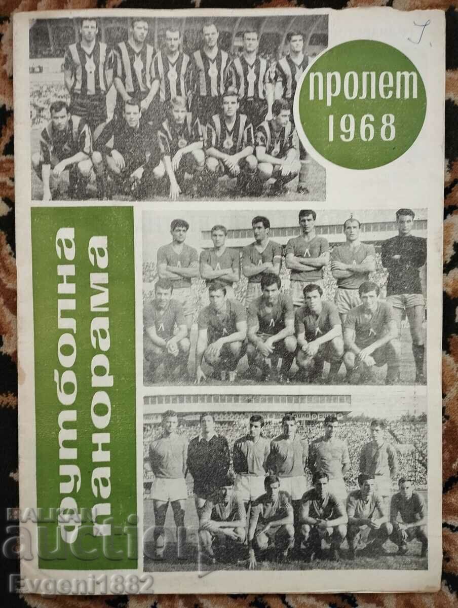 Program Panoramă Fotbal 1968 Fotbal Levski CSKA