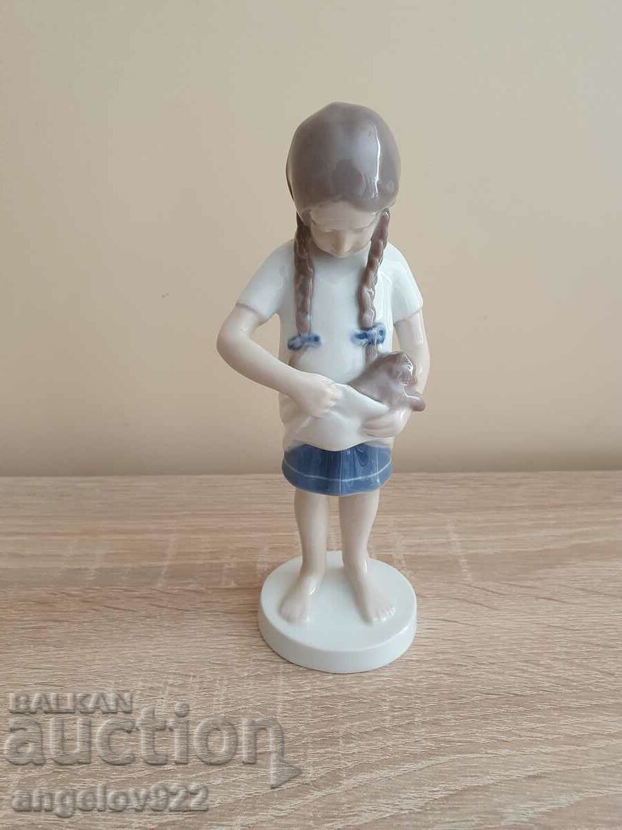 Copenhagen B&G Danish porcelain figure