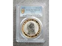 10 BGN 2008 Sevt PR 70 DCAM PCGS