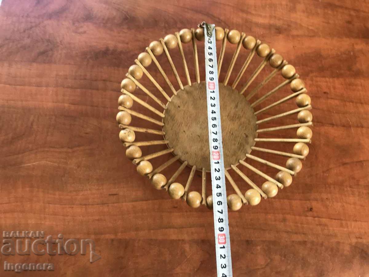 FRUCTIERA BONBONNIERA WOOD RETRO MARKINGS with price 23.00 BGN | € 11.76