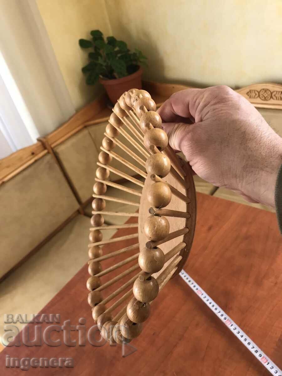 Auction  FRUCTIERA BONBONNIERA WOOD RETRO MARKINGS