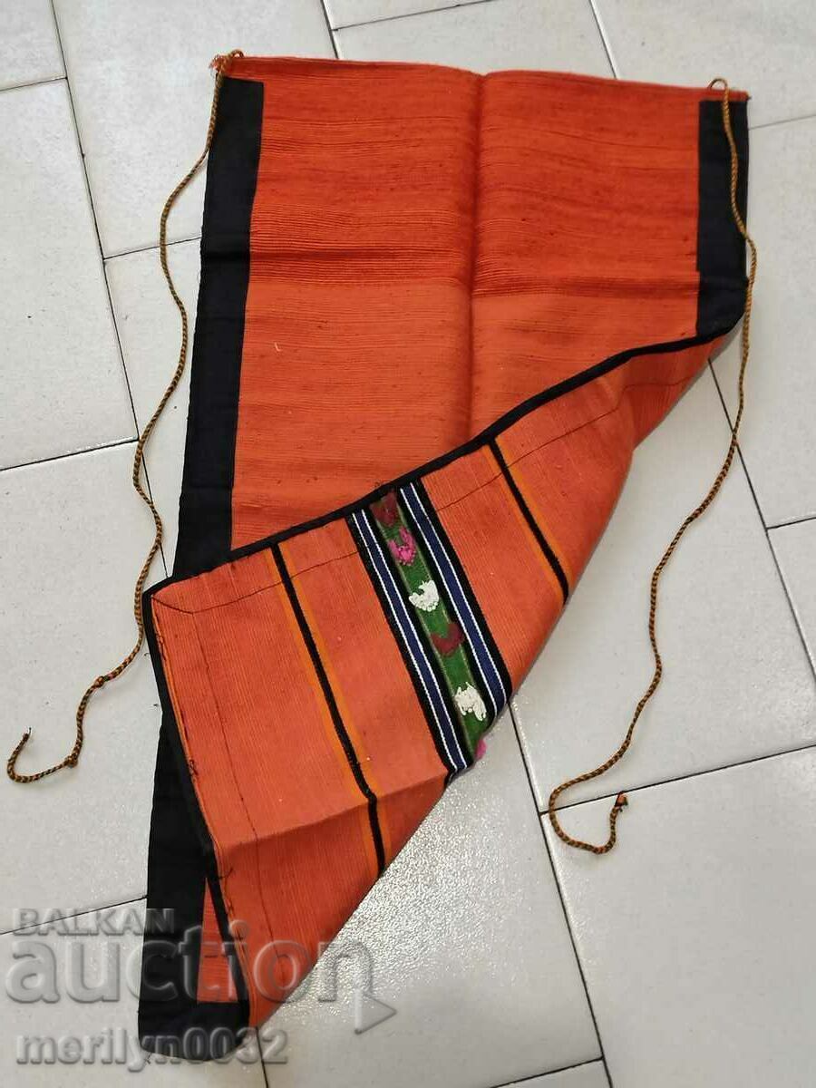 Old woven embroidered apron made of Hunting tinsel, nosia sukman - 5 Old woven embroidered apron made of Hunting tinsel, nosia sukman - 5