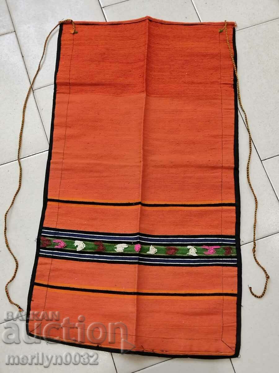 Old woven embroidered apron made of Hunting tinsel, nosia sukman - 6 Old woven embroidered apron made of Hunting tinsel, nosia sukman - 6