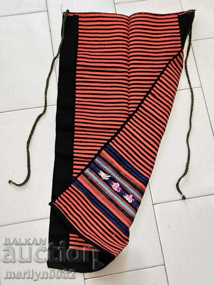 Old woven embroidered apron made of Hunting tinsel, nosia sukman - 5 Old woven embroidered apron made of Hunting tinsel, nosia sukman - 5