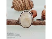 5089 Silver ring with rutile quartz