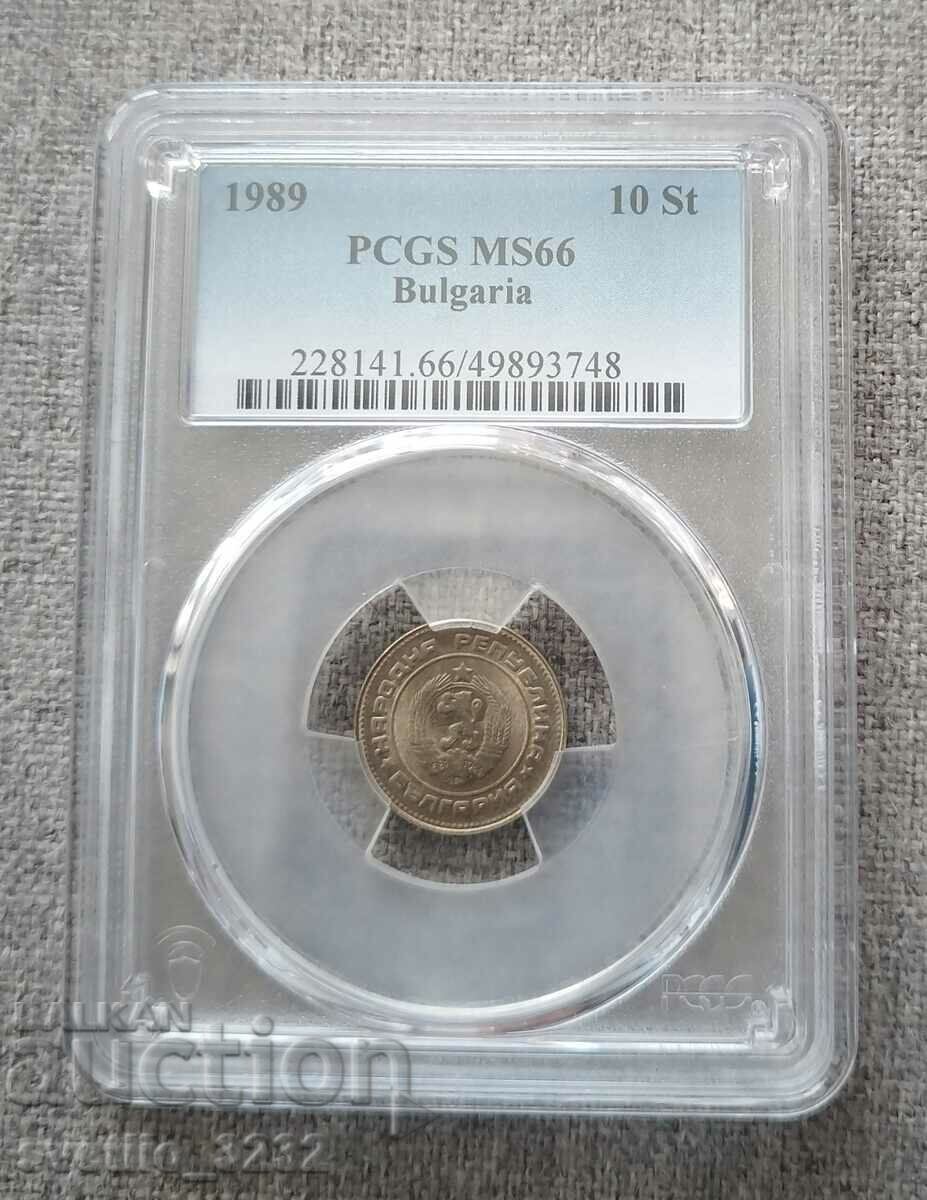 10 Cents 1989 MS 66 PCGS