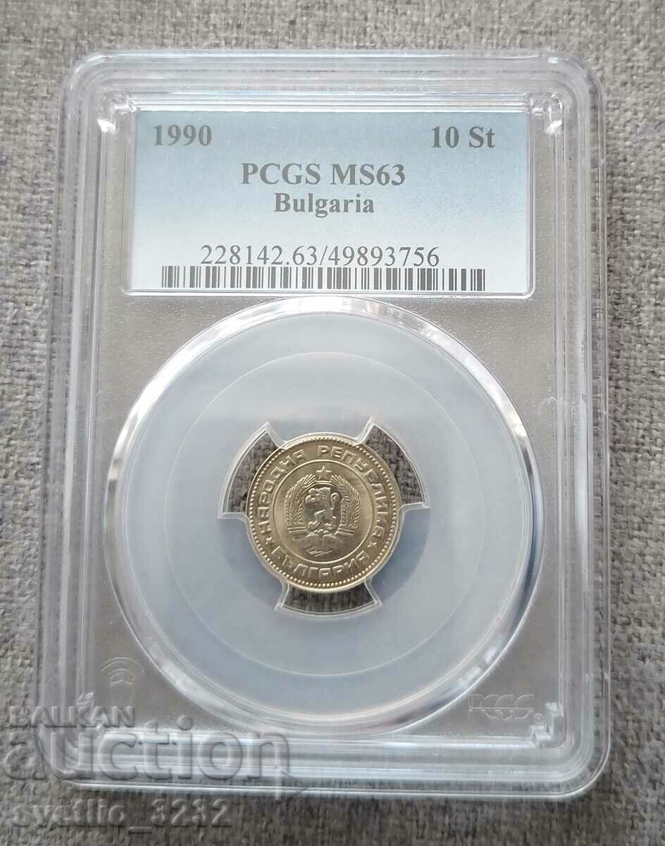 10 Centi 1990 MS 63 PCGS