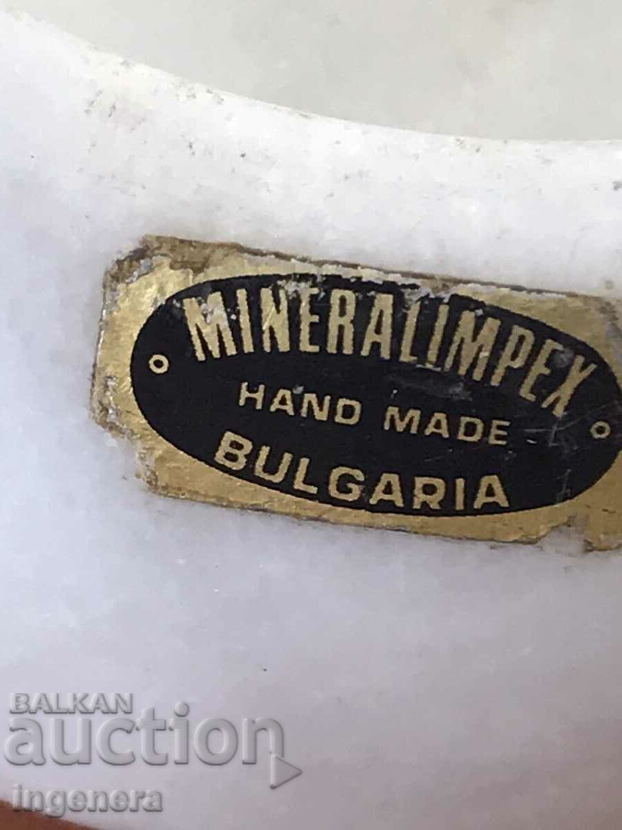 HANDMADE MARBLE ASHTRAY - BULGARIA - 5 HANDMADE MARBLE ASHTRAY - BULGARIA - 5