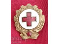 Badge. Red Cross Czechoslovakia - Medical Officer