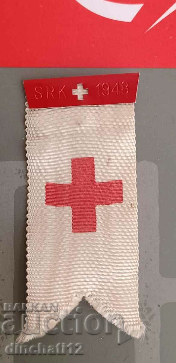 Badge. Red Cross Switzerland 1948 - SRK SWITZERLAND - 5 Badge. Red Cross Switzerland 1948 - SRK SWITZERLAND - 5