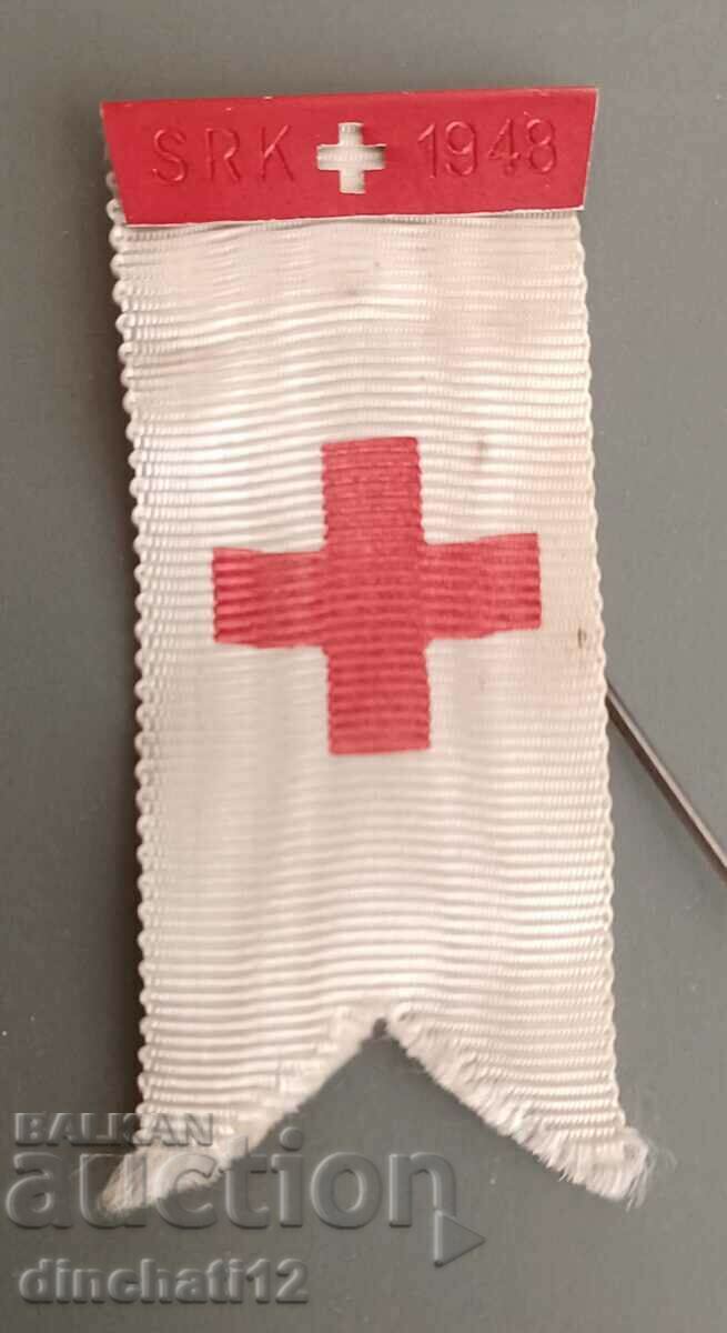 Badge. Red Cross Switzerland 1948 - SRK SWITZERLAND