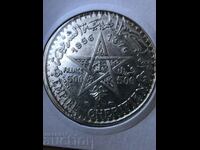 Maroc 500 de franci 1956 Mohammed V Argint