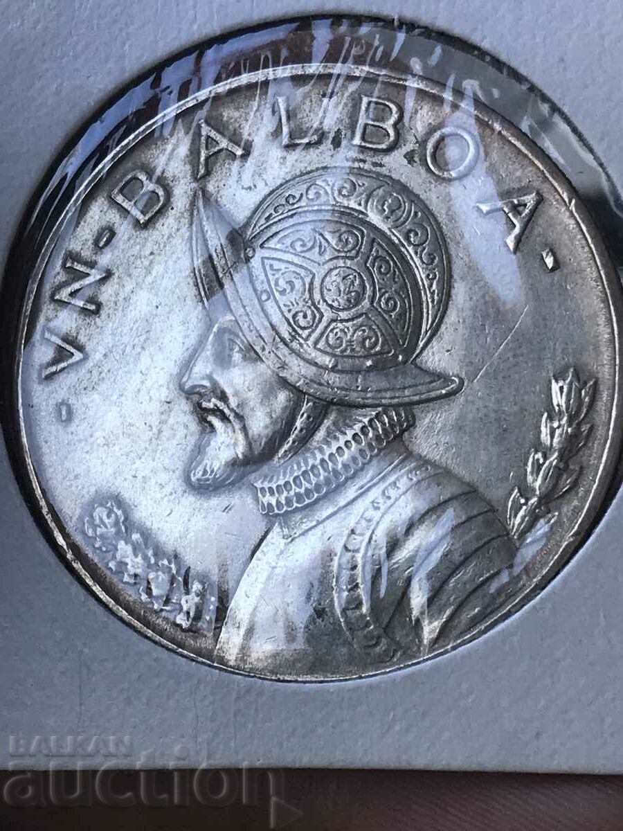 Panama 1 Balboa 1947 Silver UNC with price 140.00 BGN | € 71.58 Panama 1 Balboa 1947 Silver UNC with price 140.00 BGN | € 71.58