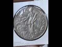 Panama 1 Balboa 1947 Silver UNC