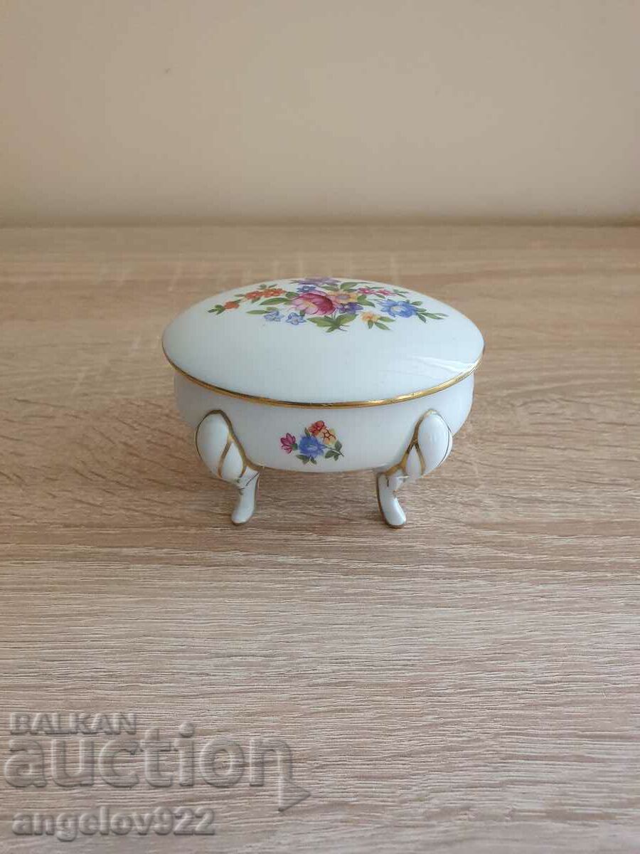 JLMENAU German porcelain jewelry box