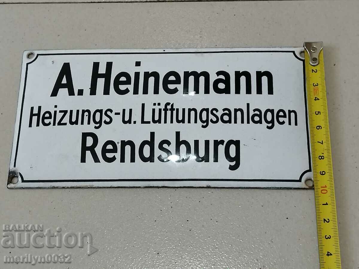 Auction Enamel German plate plate Third Reich Auction Enamel German plate plate Third Reich