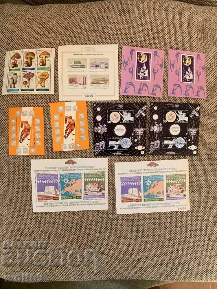 Lot-Blocks, stamps and small sheets-1987-Perfect