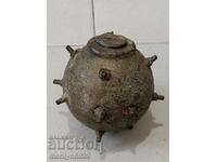 WW1 Hedgehog Grenade Case UNSAFE