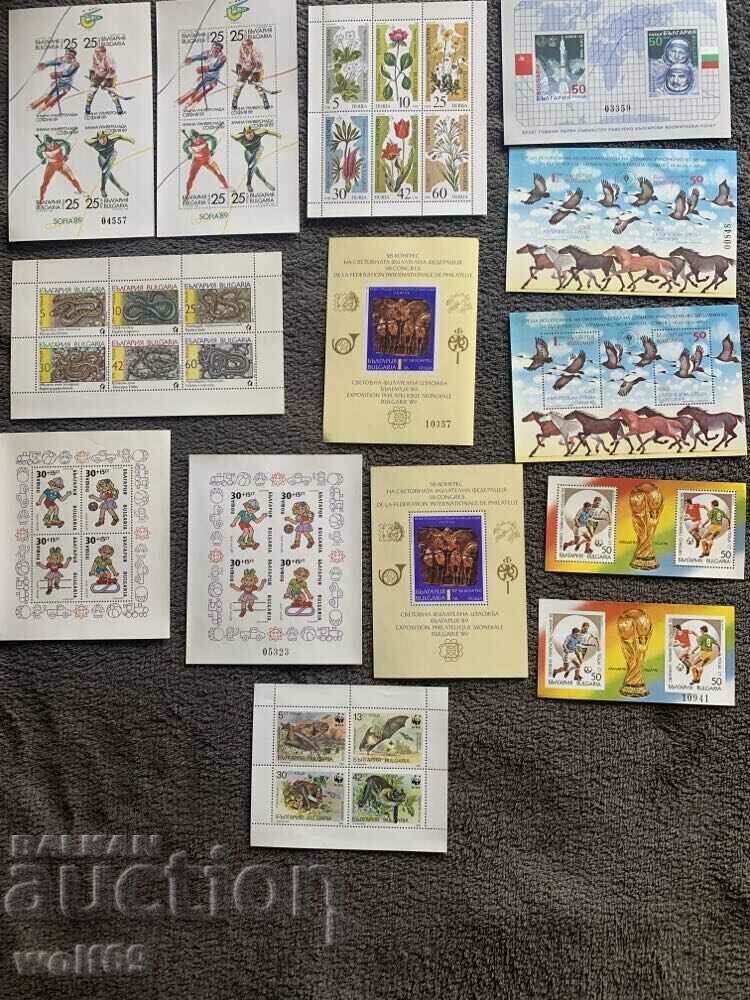 Lot-Blocks, stamps and small sheets-1989-Perfect