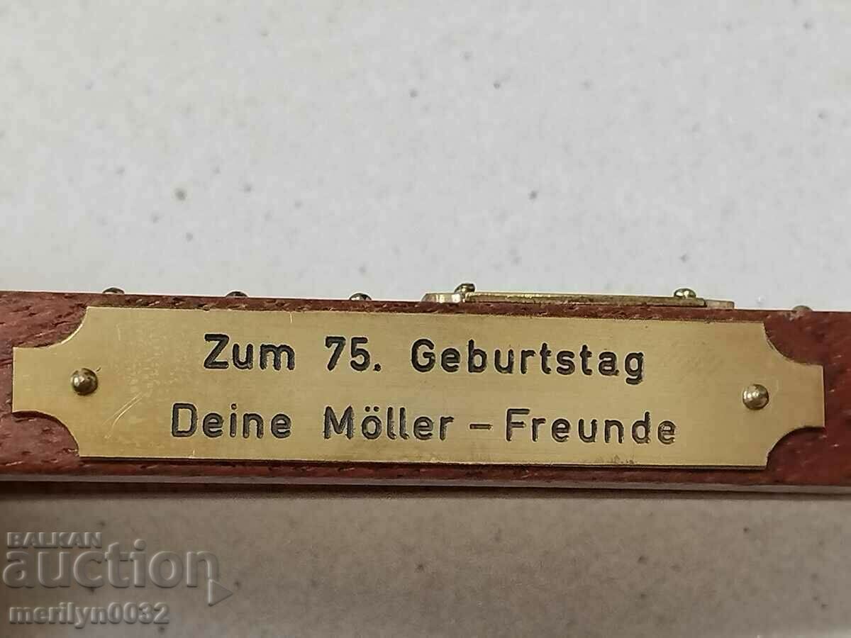 Delivery of Germany 75th Anniversary Gift Cannon Delivery of Germany 75th Anniversary Gift Cannon