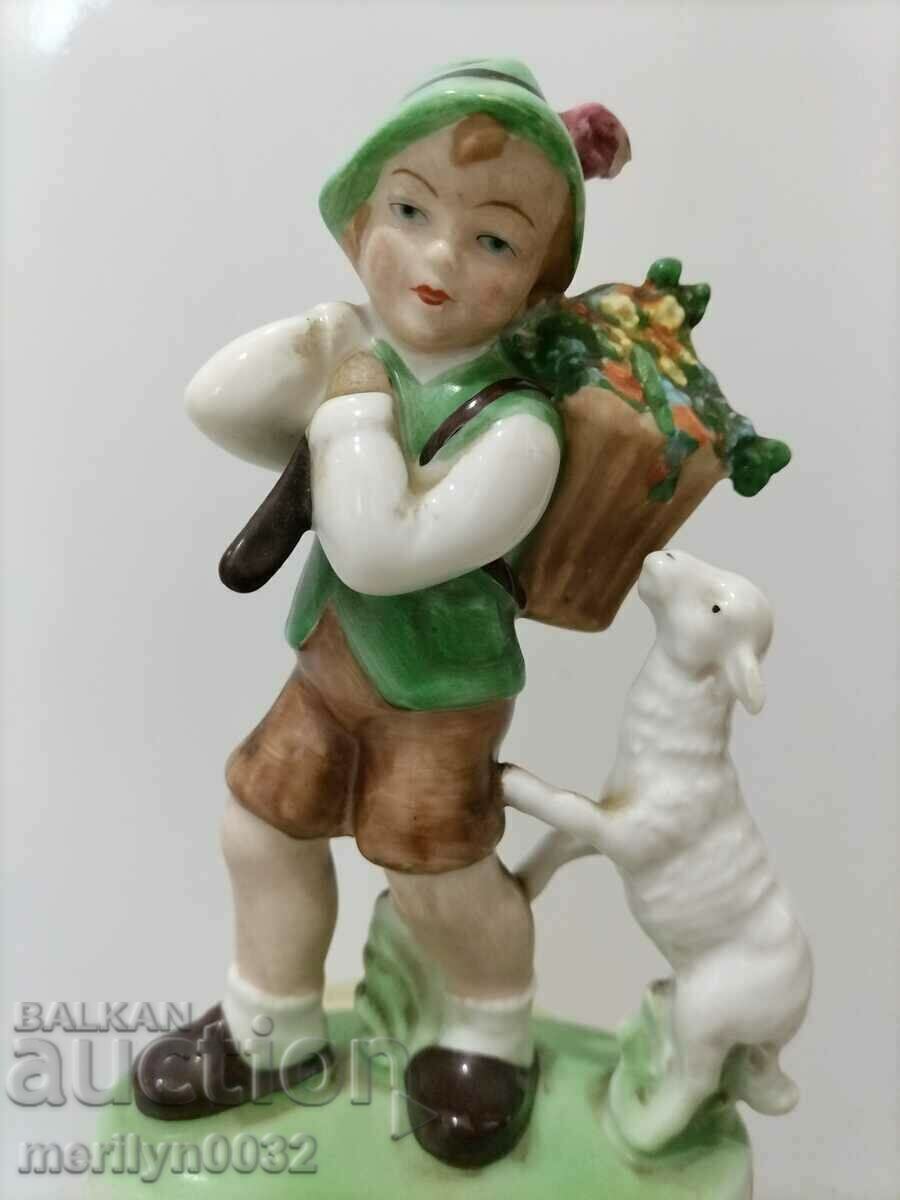 Statueta din plastic Bavaria din porțelan german