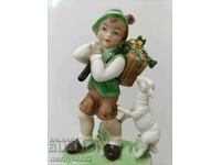 German porcelain Bavaria figure plastic statuette