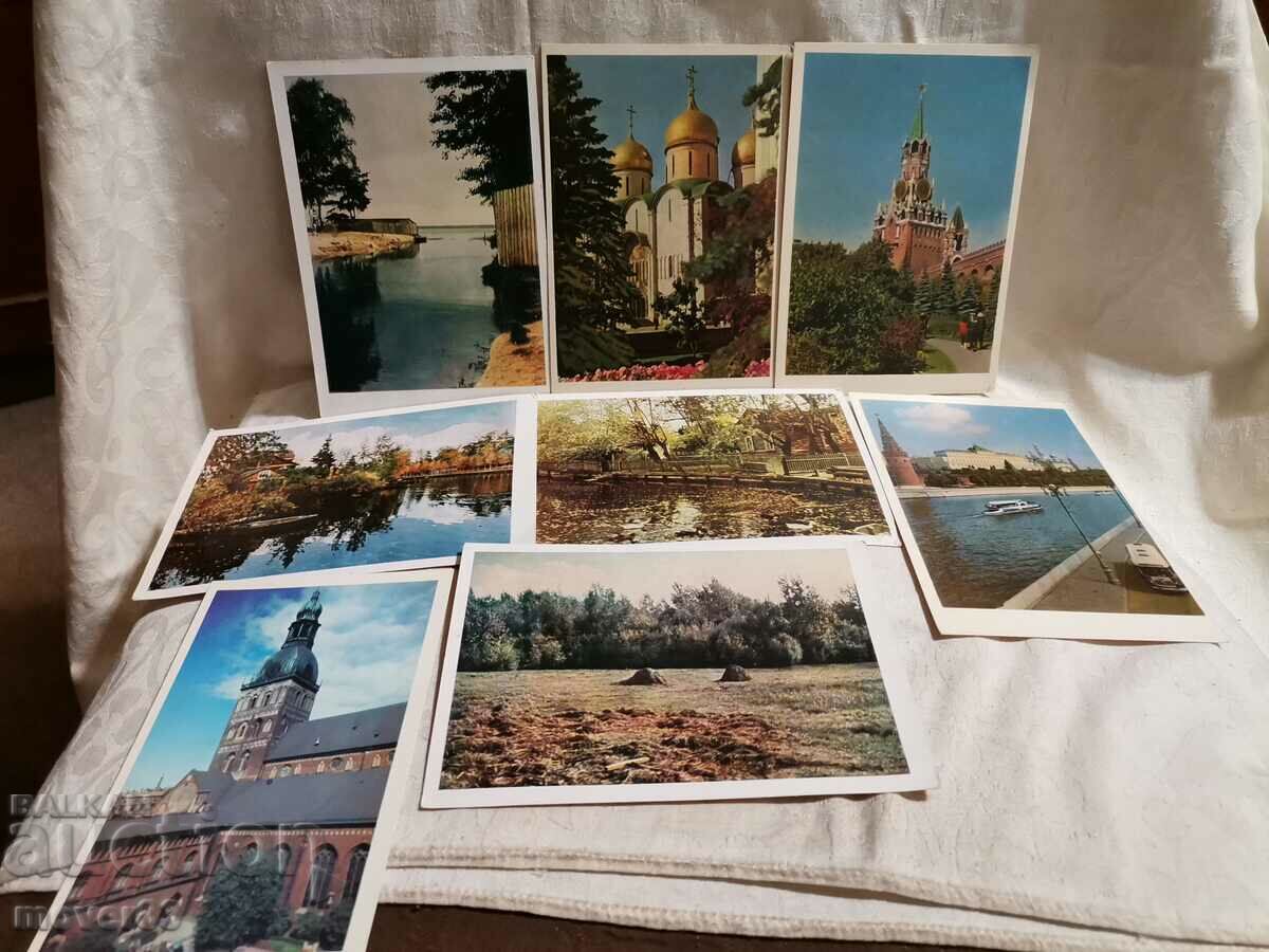 USSR postcards. The 60s