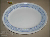 A large over 110 year old Maltese elliptical plate preserved