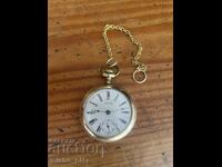 Thick gold plated pocket watch