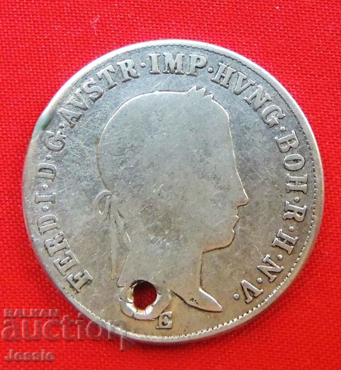 20 Kreuzer Austria-Hungary 1846 Silver - Ferdinand I with price 12.70 BGN | € 6.49 20 Kreuzer Austria-Hungary 1846 Silver - Ferdinand I with price 12.70 BGN | € 6.49