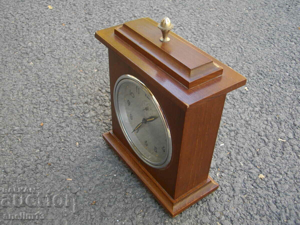 Auction  OLD DESK FIREPLACE CLOCK VEGLIA ALARM CLOCK