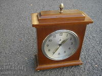 OLD DESK FIREPLACE CLOCK VEGLIA ALARM CLOCK