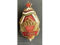 38491 Hungary badge DOSO motorcycling enamel 1950s