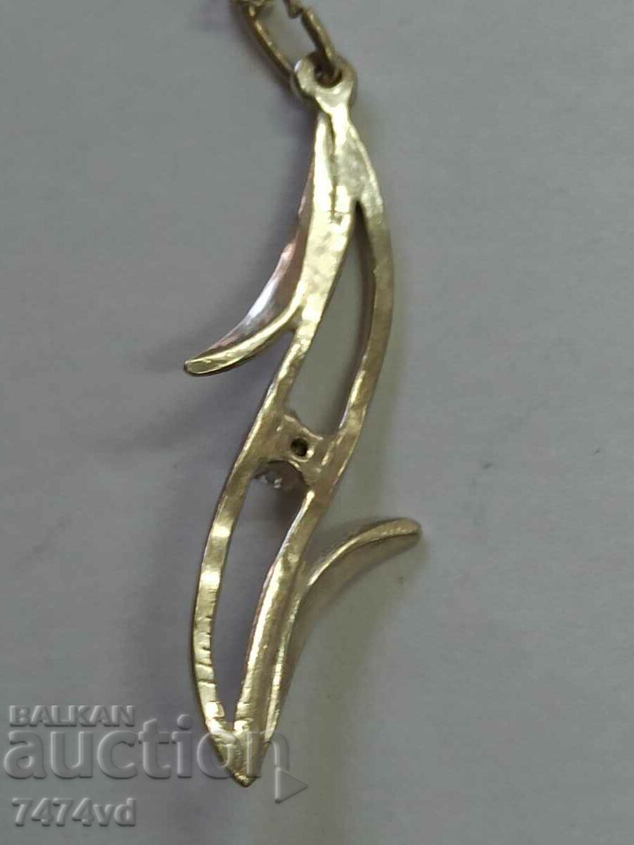 Delivery of SILVER GENTLE NECKLACE WITH DIAMOND Delivery of SILVER GENTLE NECKLACE WITH DIAMOND