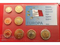 Malta-SET 2006 de 8 monede euro dovada