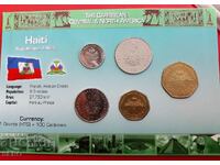 Haiti-SET 1995-2003 of 5 coins