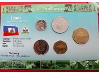 Haiti-SET 1995-2003 of 5 coins