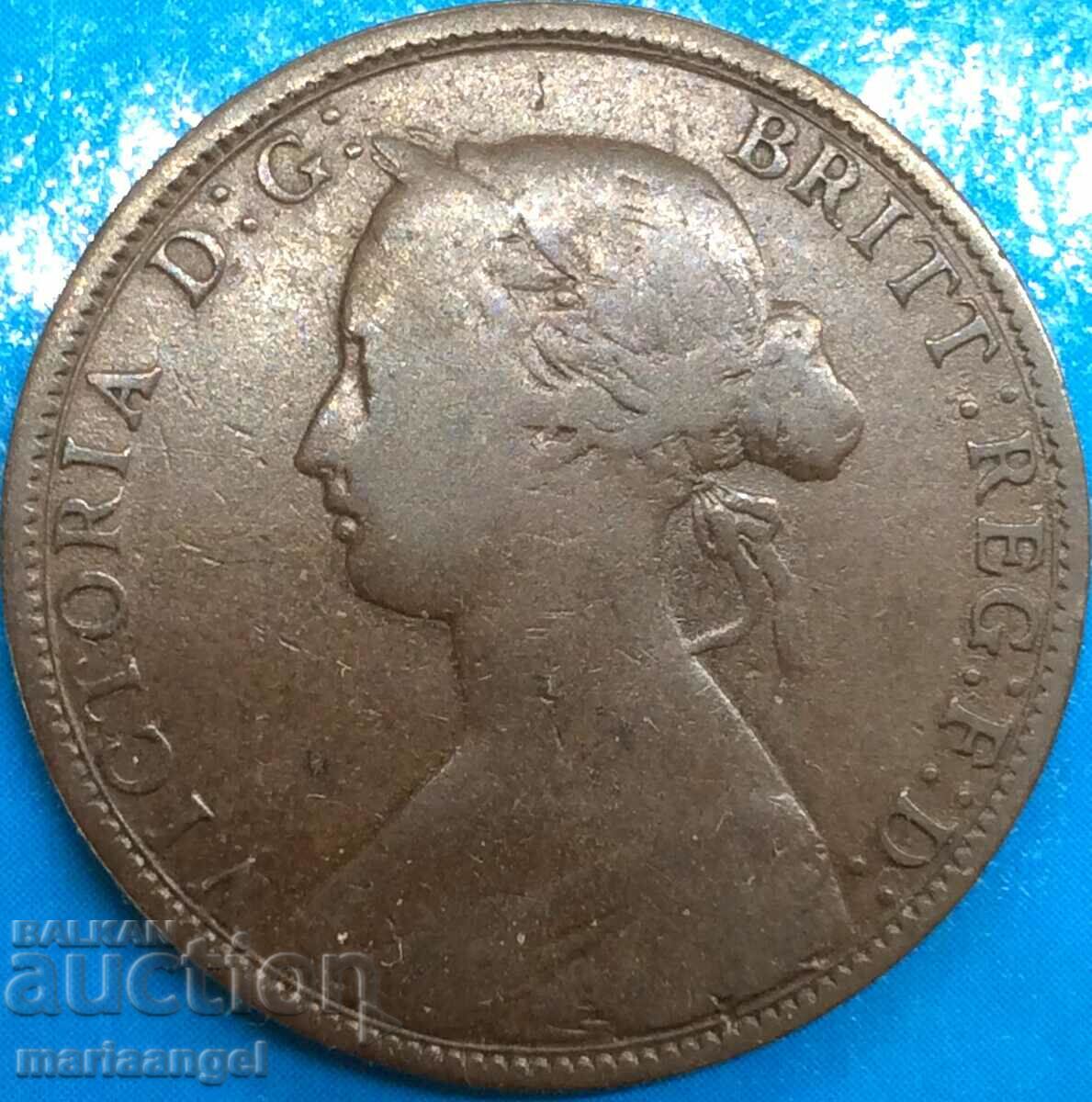 Great Britain 1/2 Penny 1862 Bronze