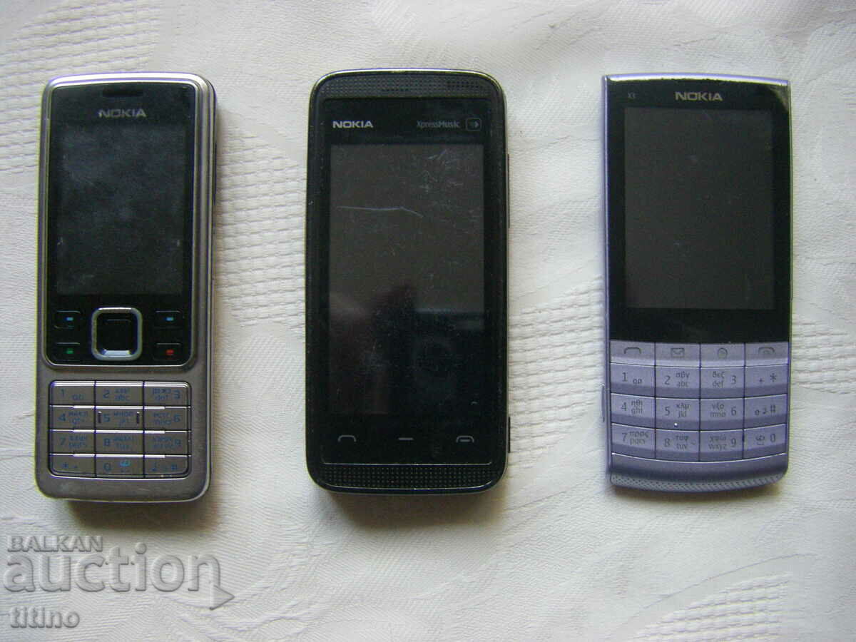 Μεταχειρισμένα τηλέφωνα - NOKIA 6300, NOKIA 6530 και NOKIA X3-02