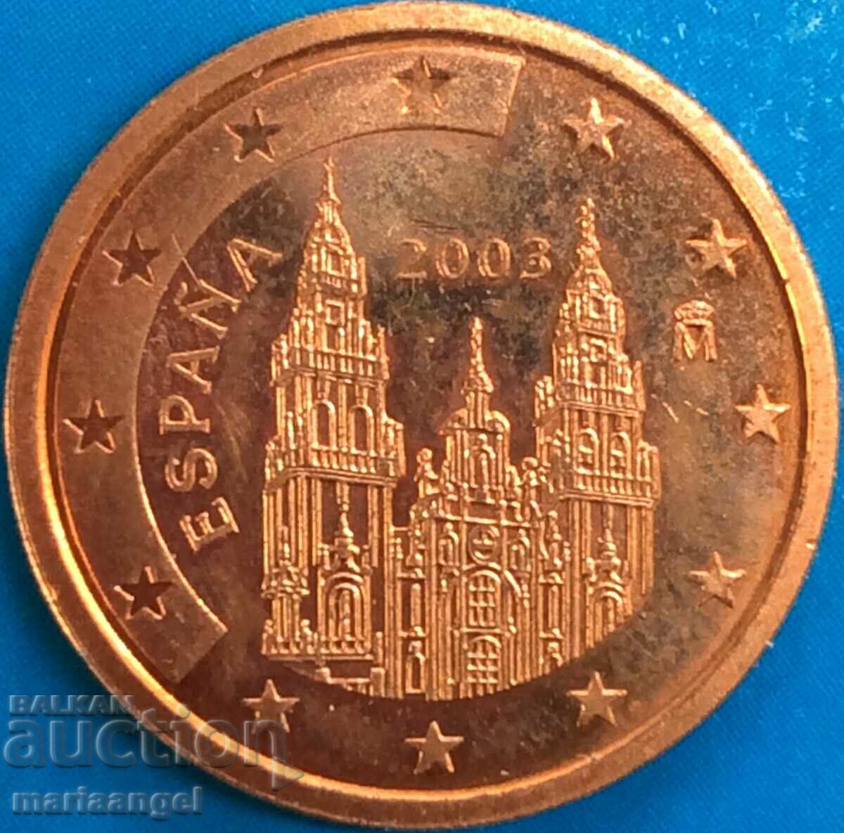 2 евро цента 2003 Испания PROOF