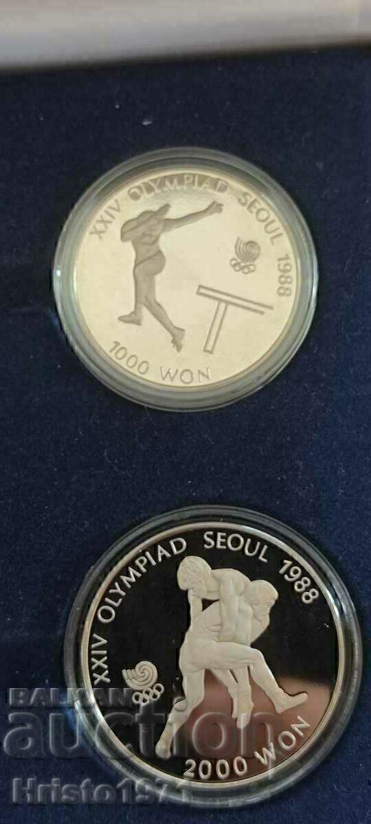 Олимпийски сет 1988 Сеул с цена € 60.00 | 117.35 лв.