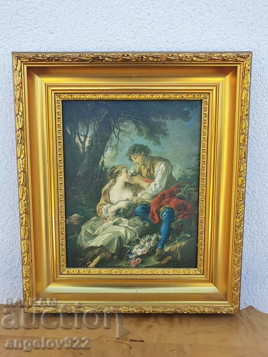 Reproduction of a famous painting by Boucher