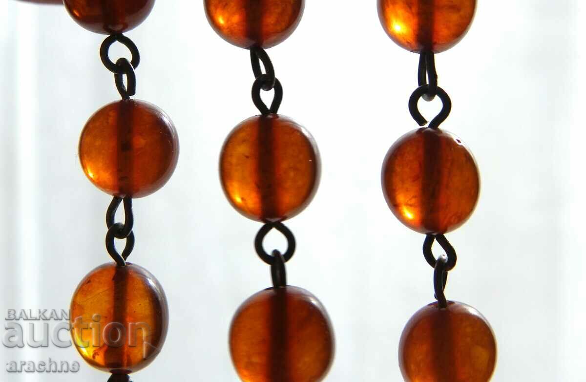 Brooch with natural amber, Kaliningrad, USSR - 5 Brooch with natural amber, Kaliningrad, USSR - 5