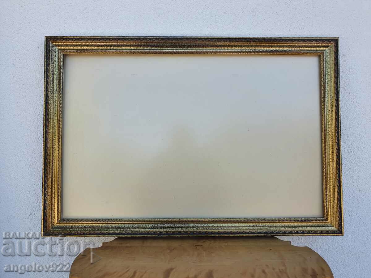 Beautiful wooden frame with glass!!!