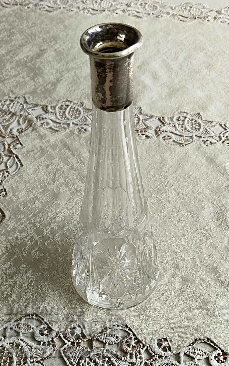 German crystal carafe decanter Sample 800 Silver