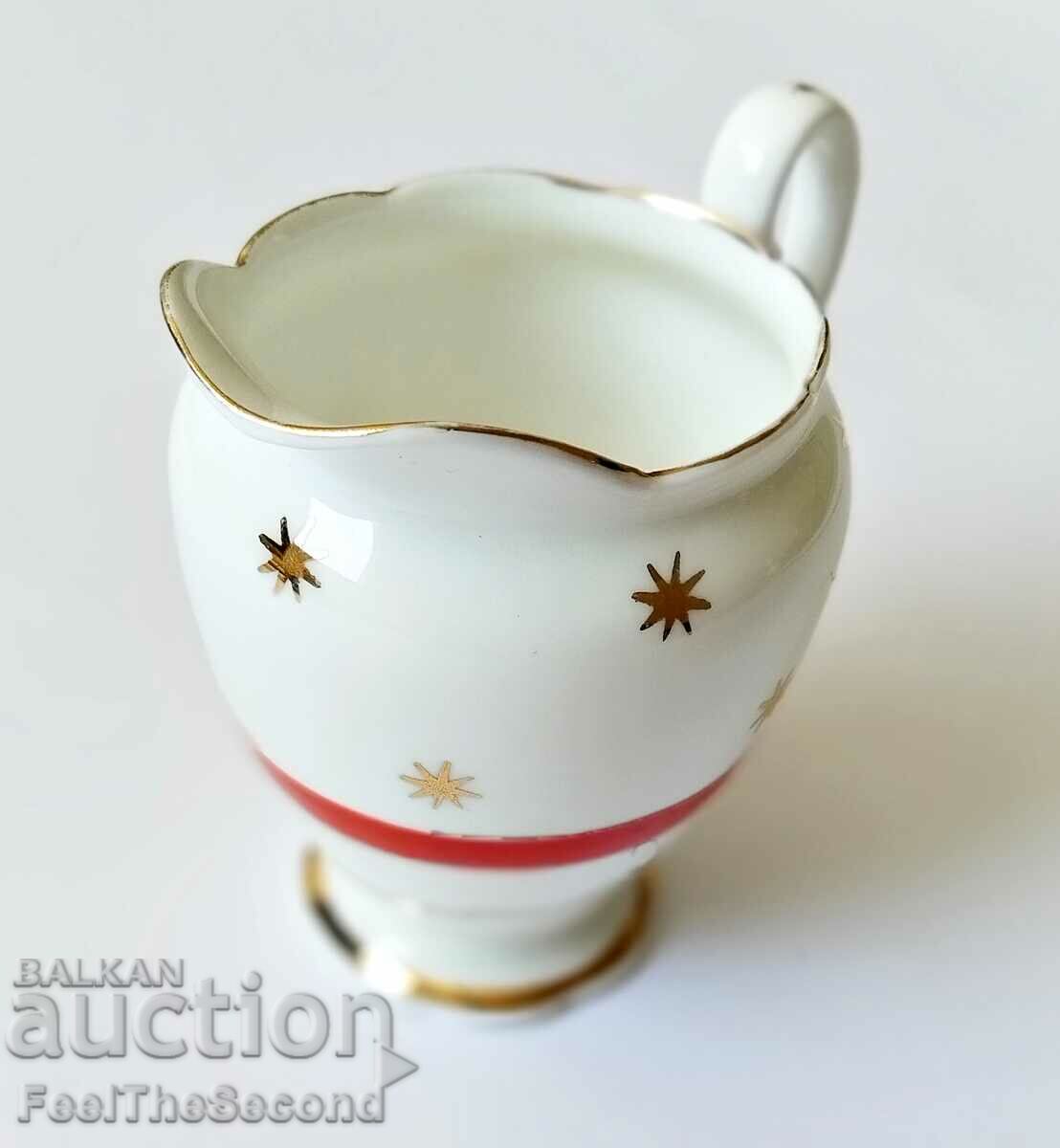 Vintage bone china Warrented 22kt gold milk jug