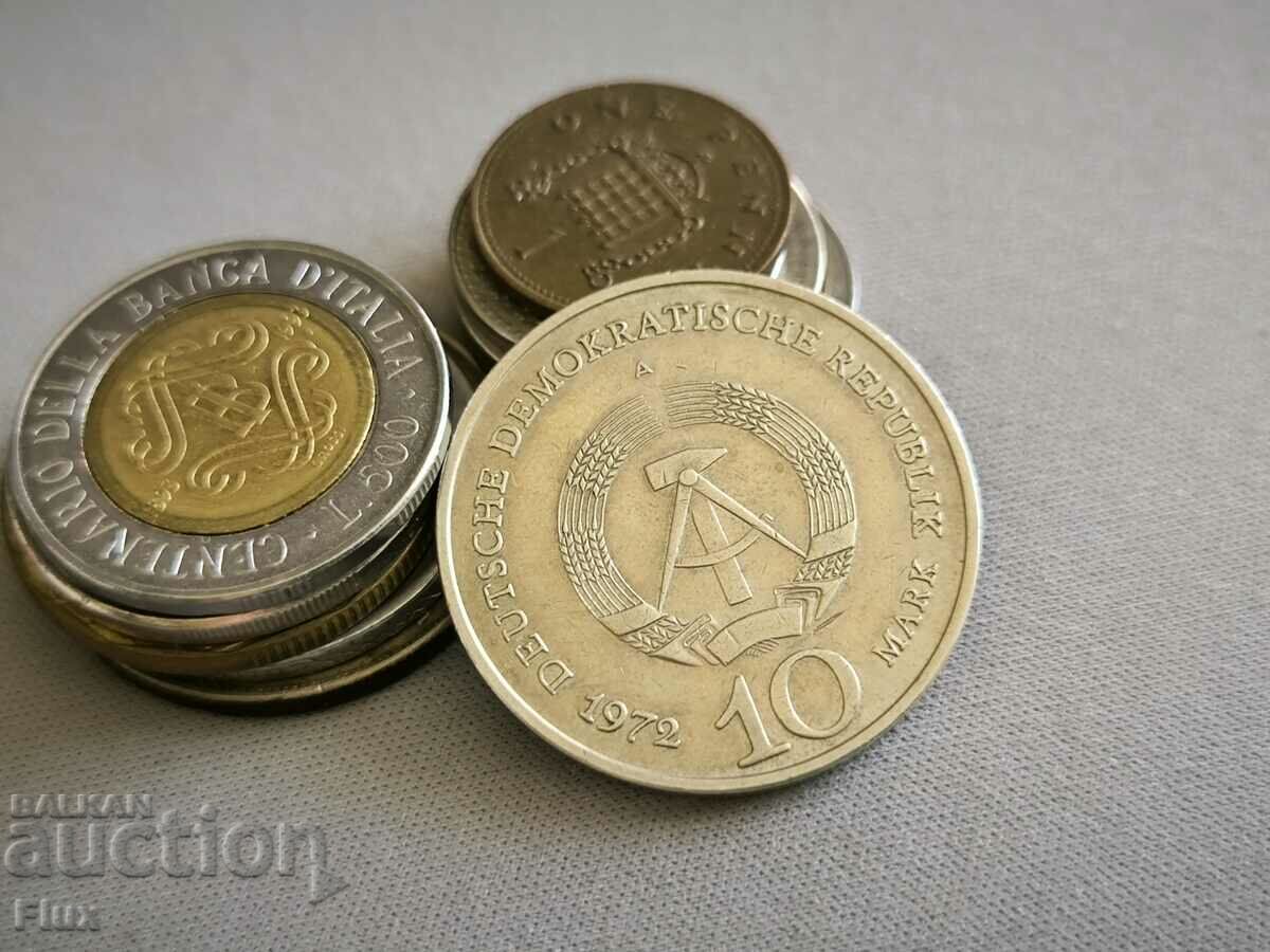 Coin - Germany - 10 marks (Buchenwald) | 1972